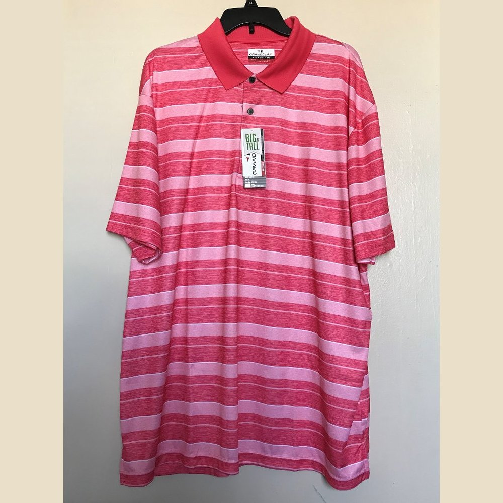 Mens Grand Slam Perofrmance Golf Polo Cool Fast Size XL